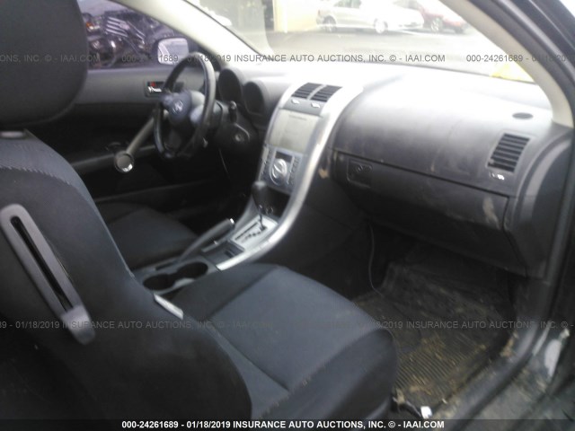 JTKDE167980232761 - 2008 TOYOTA SCION TC შავი ფოტო 5