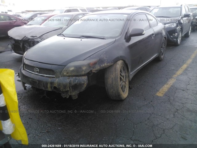 JTKDE167980232761 - 2008 TOYOTA SCION TC შავი ფოტო 6