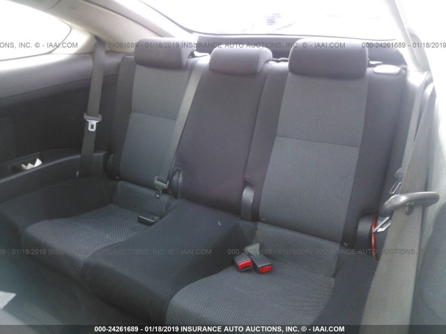 JTKDE167980232761 - 2008 TOYOTA SCION TC შავი ფოტო 8