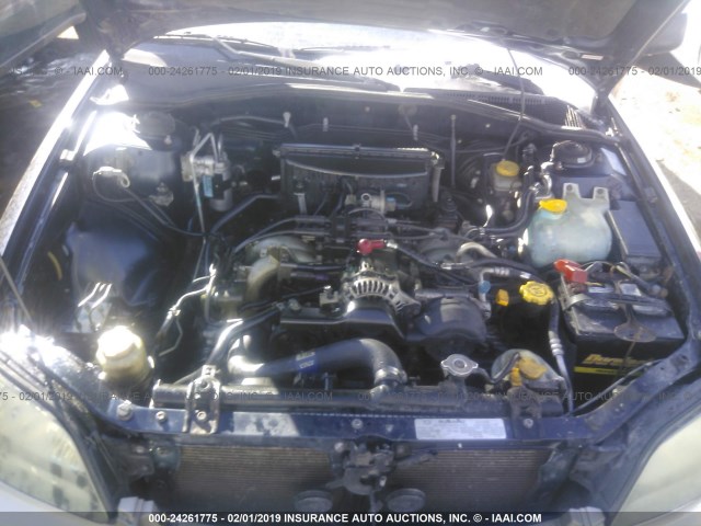 4S3BH675737620023 - 2003 SUBARU LEGACY OUTBACK AWP 蓝色 照片 10