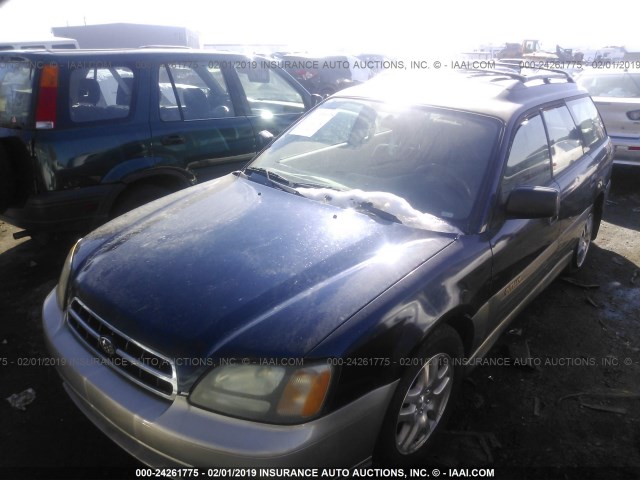 4S3BH675737620023 - 2003 SUBARU LEGACY OUTBACK AWP 蓝色 照片 2