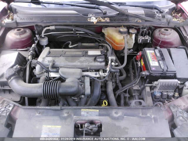 1G1ZS51F96F300796 - 2006 CHEVROLET MALIBU LS Tünd qırmızı foto 10