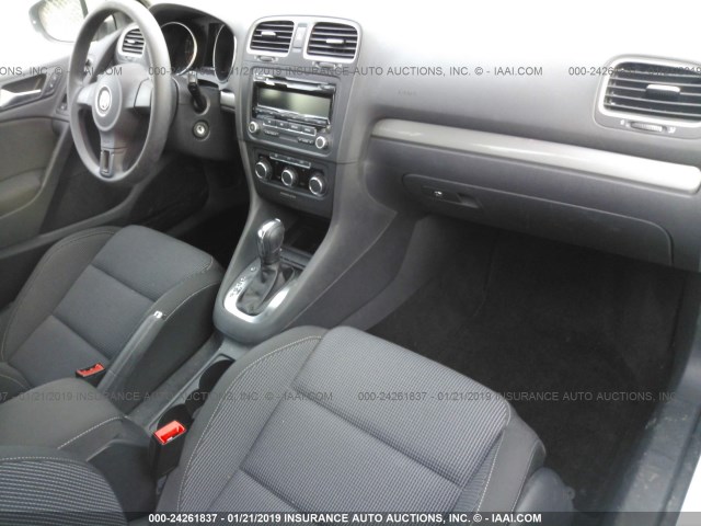 WVWDB7AJ1EW007507 - 2014 VOLKSWAGEN GOLF WHITE photo 5