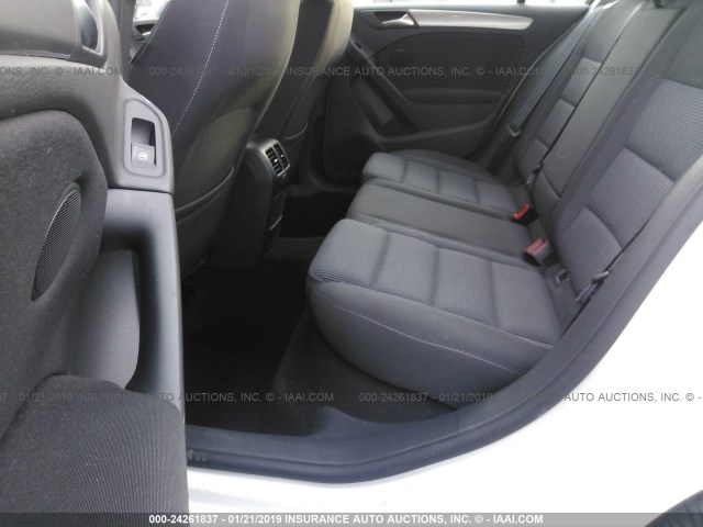 WVWDB7AJ1EW007507 - 2014 VOLKSWAGEN GOLF WHITE photo 8