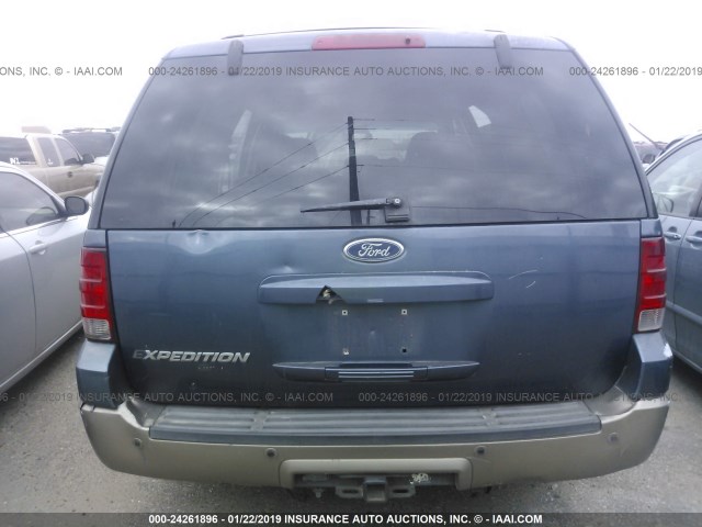 1FMPU17L03LC11951 - 2003 FORD EXPEDITION EDDIE BAUER BLUE photo 6