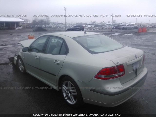 YS3FD49YX71104071 - 2007 SAAB 9-3 2.0T CREAM photo 3