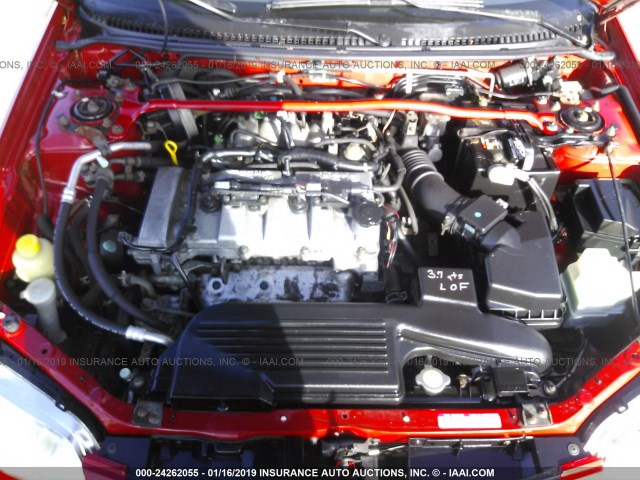 JM1BJ246521589480 - 2002 MAZDA PROTEGE PR5 RED photo 10