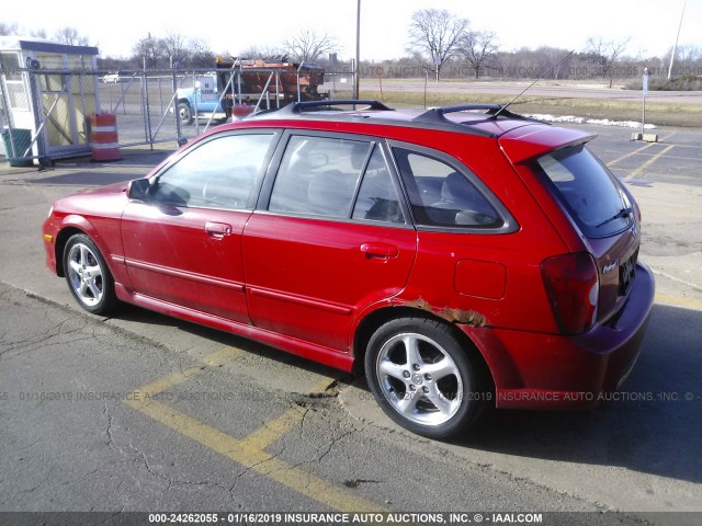 JM1BJ246521589480 - 2002 MAZDA PROTEGE PR5 RED photo 3