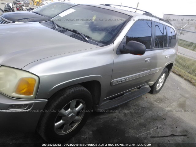 1GKDT13S732244706 - 2003 GMC ENVOY GRAY photo 2