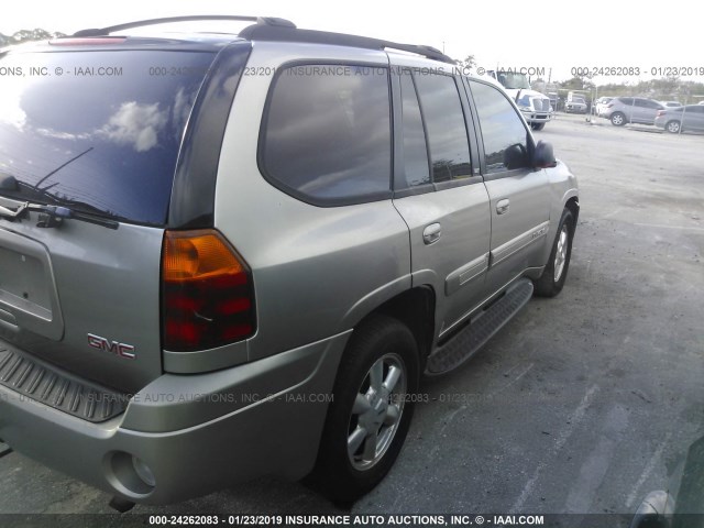 1GKDT13S732244706 - 2003 GMC ENVOY GRAY photo 4