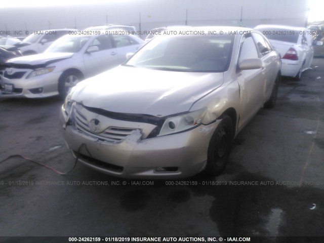 4T1BE46K37U549085 - 2007 TOYOTA CAMRY NEW GENERAT CE/LE/XLE/SE GOLD photo 2
