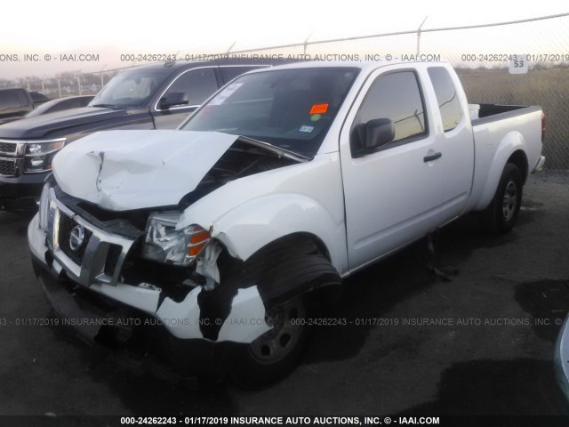 1N6BD0CT9HN722842 - 2017 NISSAN FRONTIER S/SV WHITE photo 2