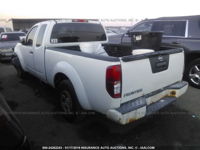 1N6BD0CT9HN722842 - 2017 NISSAN FRONTIER S/SV WHITE photo 3