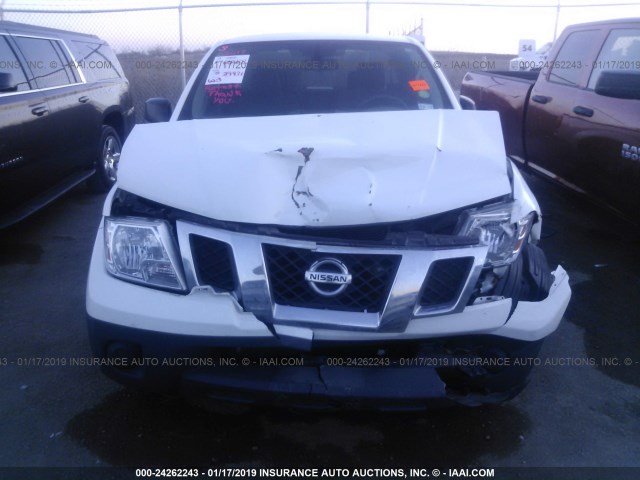 1N6BD0CT9HN722842 - 2017 NISSAN FRONTIER S/SV WHITE photo 6