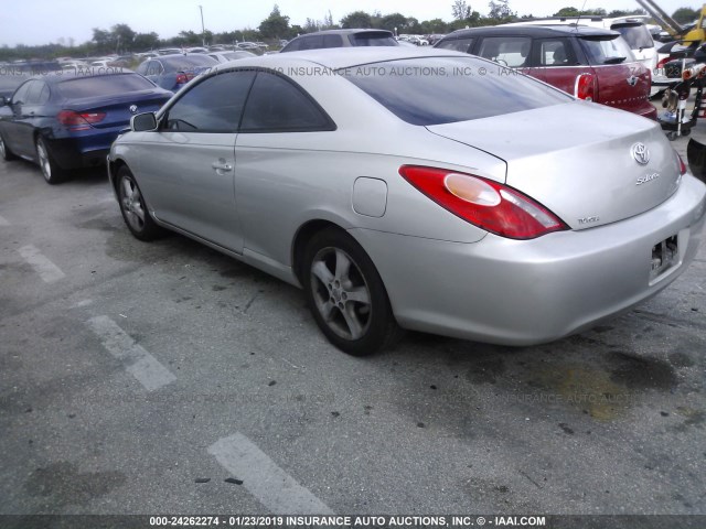 4T1CA38P54U012412 - 2004 TOYOTA CAMRY SOLARA SE/SLE SILVER photo 3