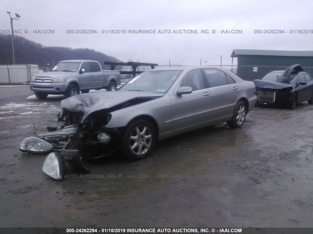 WDBNG83J66A462990 - 2006 MERCEDES-BENZ S 430 4MATIC GRAY photo 2