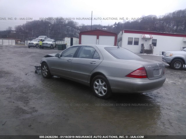 WDBNG83J66A462990 - 2006 MERCEDES-BENZ S 430 4MATIC GRAY photo 3