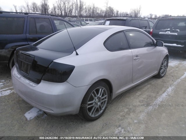 JTKDE167980237801 - 2008 TOYOTA SCION TC 银色 照片 4