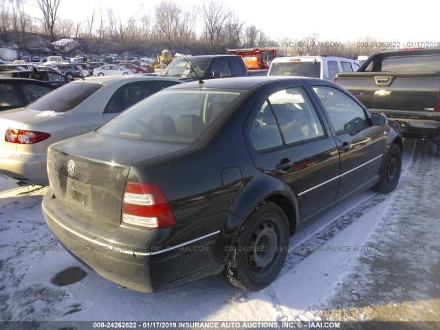 3VWRK69M74M078124 - 2004 VOLKSWAGEN JETTA GL BLACK photo 4