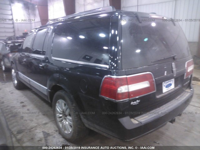 5LMFL28577LJ25463 - 2007 LINCOLN NAVIGATOR L BLACK photo 3