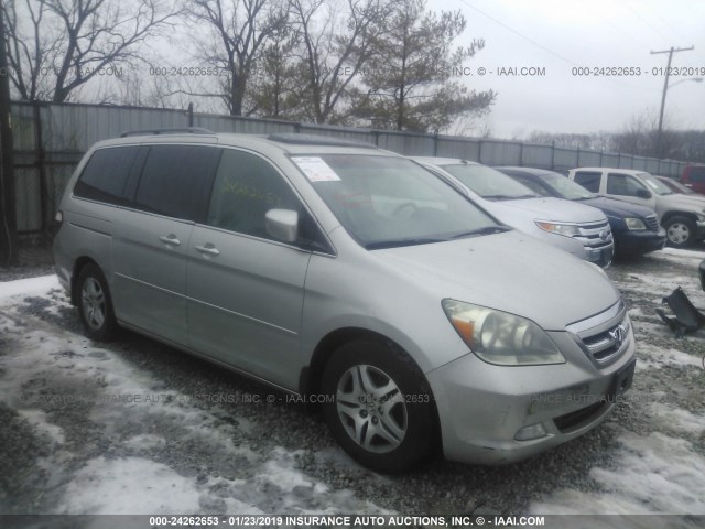 5FNRL38775B123546 - 2005 HONDA ODYSSEY EXL SILVER photo 1