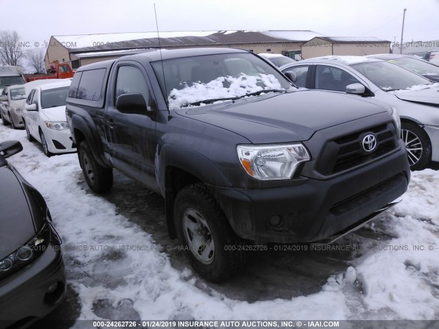 5TFPX4EN8EX021697 - 2014 TOYOTA TACOMA GRAY photo 1