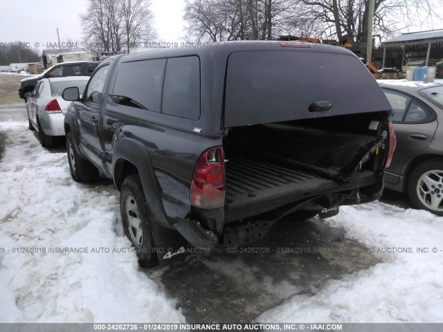 5TFPX4EN8EX021697 - 2014 TOYOTA TACOMA GRAY photo 3