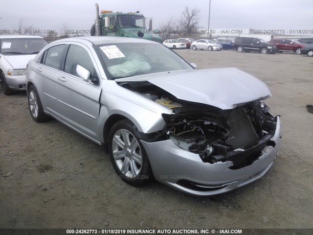 1C3CCBAB8CN317097 - 2012 CHRYSLER 200 LX SILVER photo 1