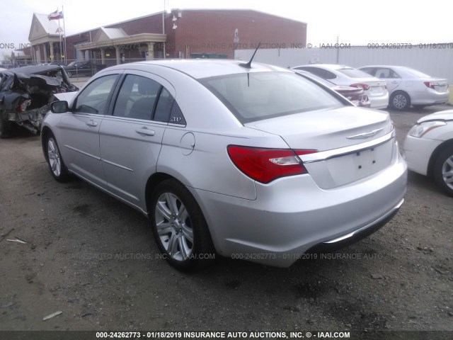 1C3CCBAB8CN317097 - 2012 CHRYSLER 200 LX SILVER photo 3