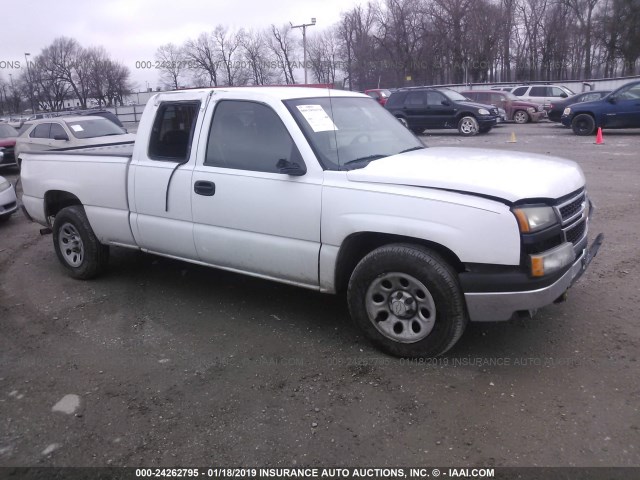 1GCEC19X86Z271928 - 2006 CHEVROLET SILVERADO C1500 WHITE photo 1