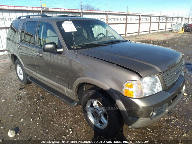 1FMZU73E22ZC10637 - 2002 FORD EXPLORER XLT BROWN photo 1