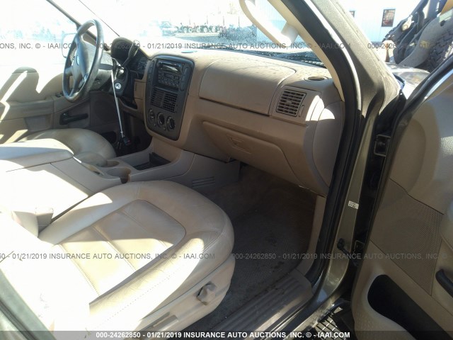 1FMZU73E22ZC10637 - 2002 FORD EXPLORER XLT BROWN photo 5