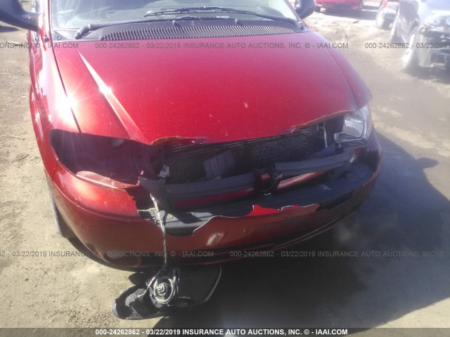 2D4GP44L37R131366 - 2007 DODGE GRAND CARAVAN SXT RED photo 6