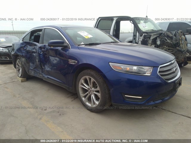 1FAHP2E8XDG113241 - 2013 FORD TAURUS SEL BLUE photo 1