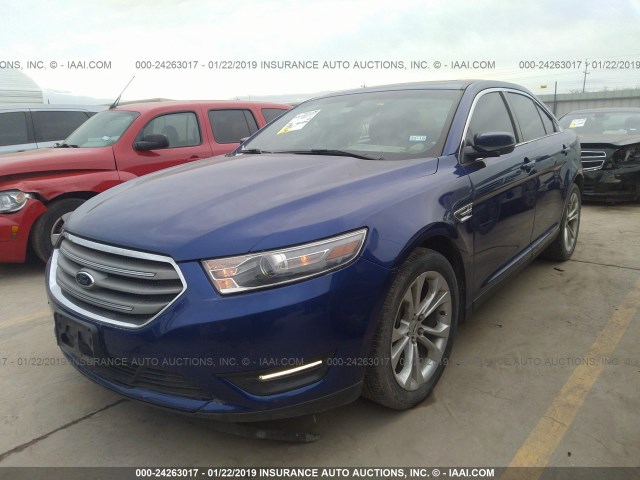 1FAHP2E8XDG113241 - 2013 FORD TAURUS SEL BLUE photo 2