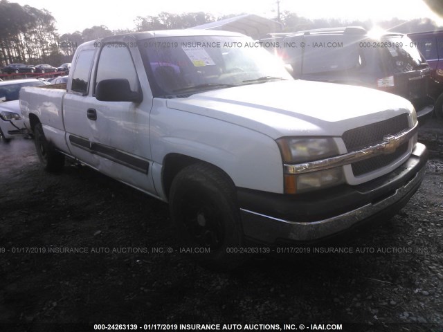 1GCEC19T54E390358 - 2004 CHEVROLET SILVERADO C1500 WHITE photo 1