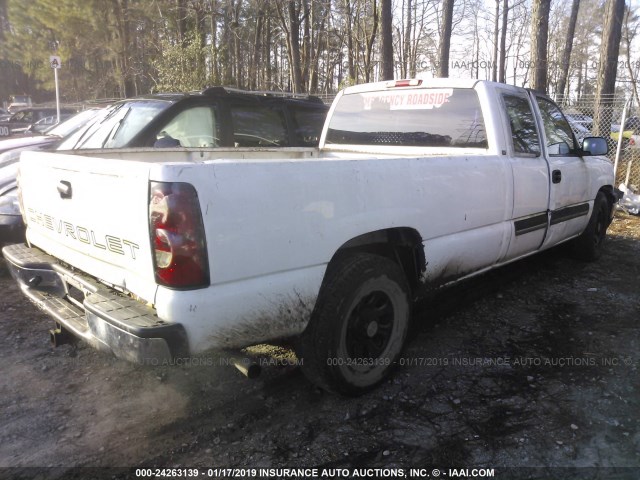 1GCEC19T54E390358 - 2004 CHEVROLET SILVERADO C1500 WHITE photo 4