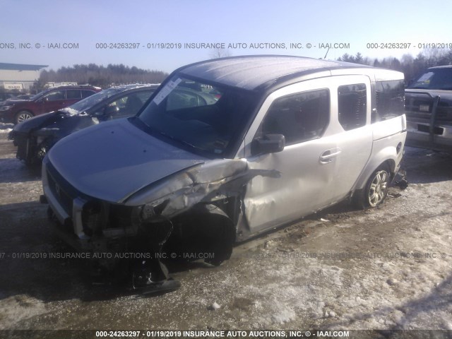 5J6YH28796L000993 - 2006 HONDA ELEMENT EX SILVER photo 2