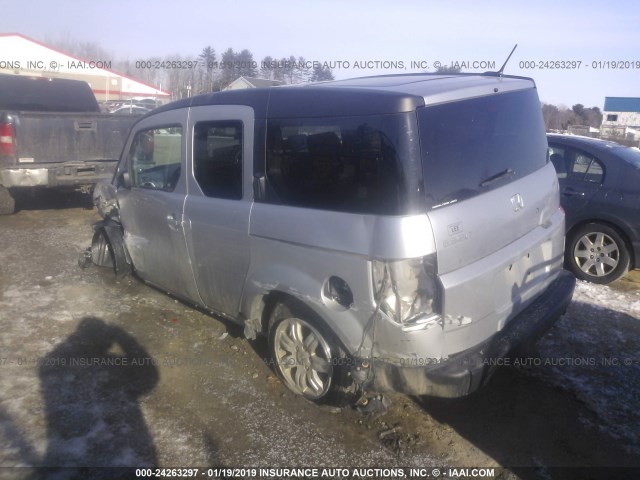 5J6YH28796L000993 - 2006 HONDA ELEMENT EX SILVER photo 3