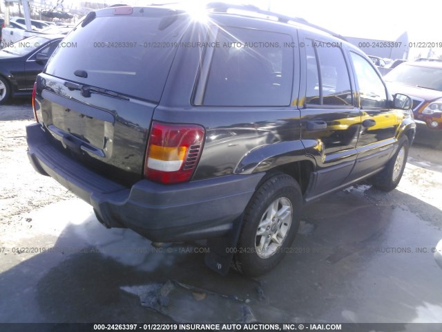 1J4GW48S14C276664 - 2004 JEEP GRAND CHEROKEE LAREDO/COLUMBIA/FREEDOM 黑色 照片 4
