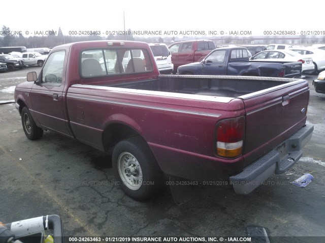 1FTCR10U1PPA88005 - 1993 FORD RANGER RED photo 3