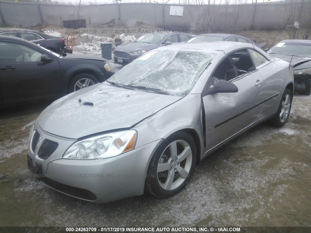 1G2ZH36N574136913 - 2007 PONTIAC G6 GT SILVER photo 2