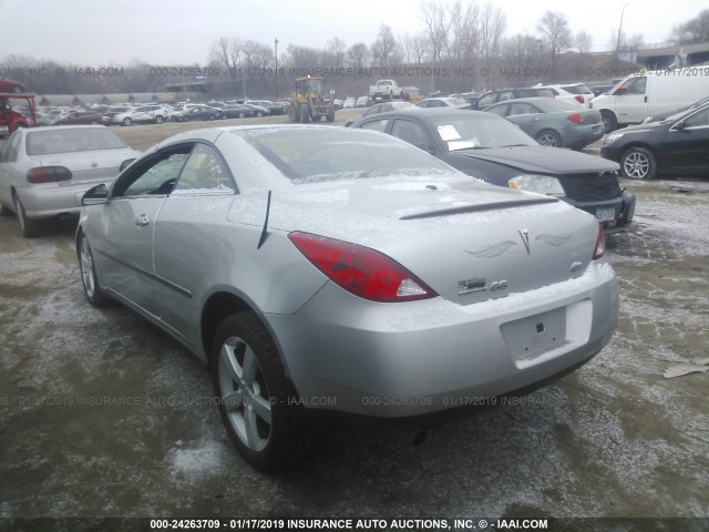 1G2ZH36N574136913 - 2007 PONTIAC G6 GT SILVER photo 3