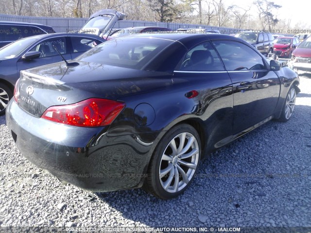 JN1CV6FE5AM353710 - 2010 INFINITI G37 SPORT BLACK photo 4