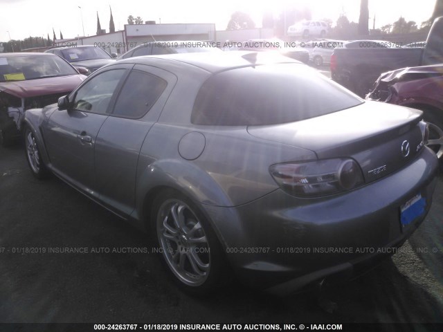 JM1FE17N350142790 - 2005 MAZDA RX8 SILVER photo 3