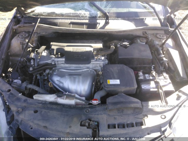 4T4BF1FK7GR548541 - 2016 TOYOTA CAMRY LE/XLE/SE/XSE ნაცრისფერი ფოტო 10