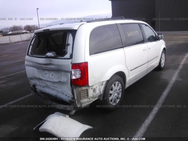 2C4RC1BG3DR674430 - 2013 CHRYSLER TOWN & COUNTRY TOURING WHITE photo 4