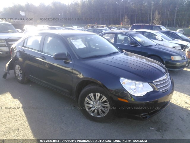 1C3LC46J38N295741 - 2008 CHRYSLER SEBRING LX BLACK photo 1