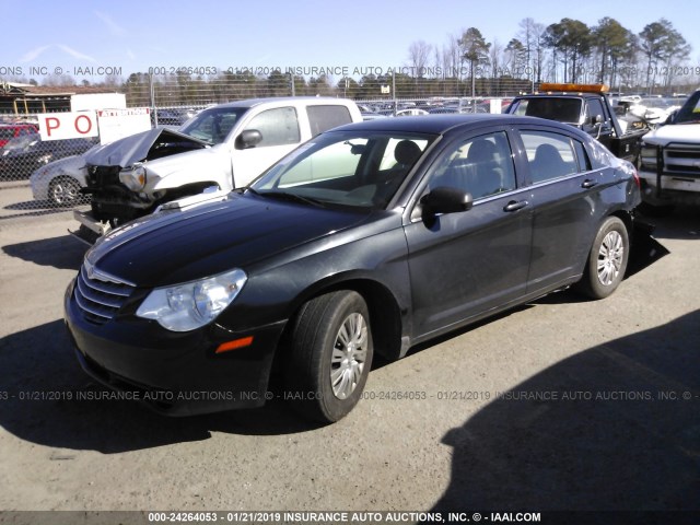 1C3LC46J38N295741 - 2008 CHRYSLER SEBRING LX BLACK photo 2