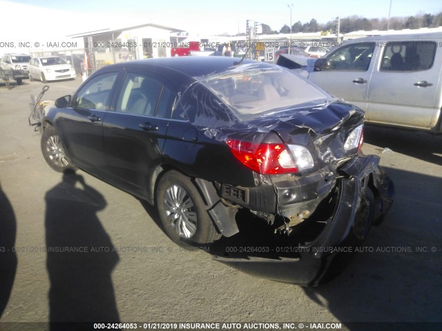 1C3LC46J38N295741 - 2008 CHRYSLER SEBRING LX BLACK photo 3